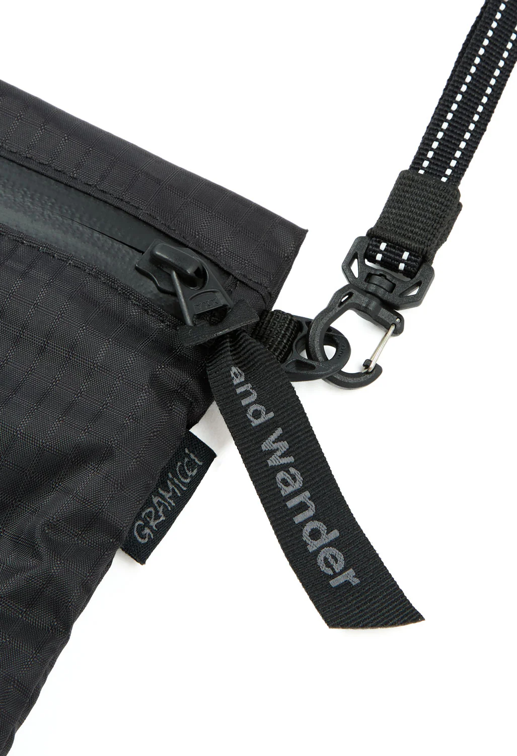 Gramicci x And Wander Nylon Sacoche - Black - Image 4
