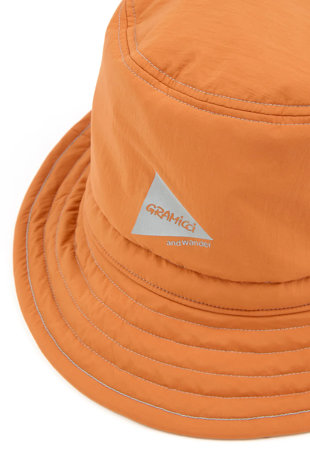 Gramicci x And Wander Padded Hat - Orange - Image 4