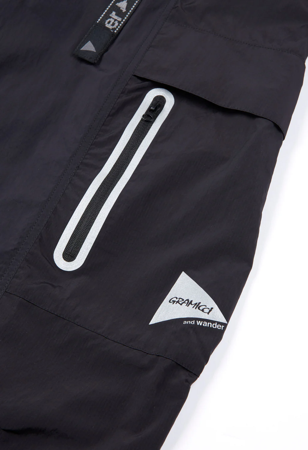Gramicci x And Wander Patchwork Wind Pants - Black - Image 4