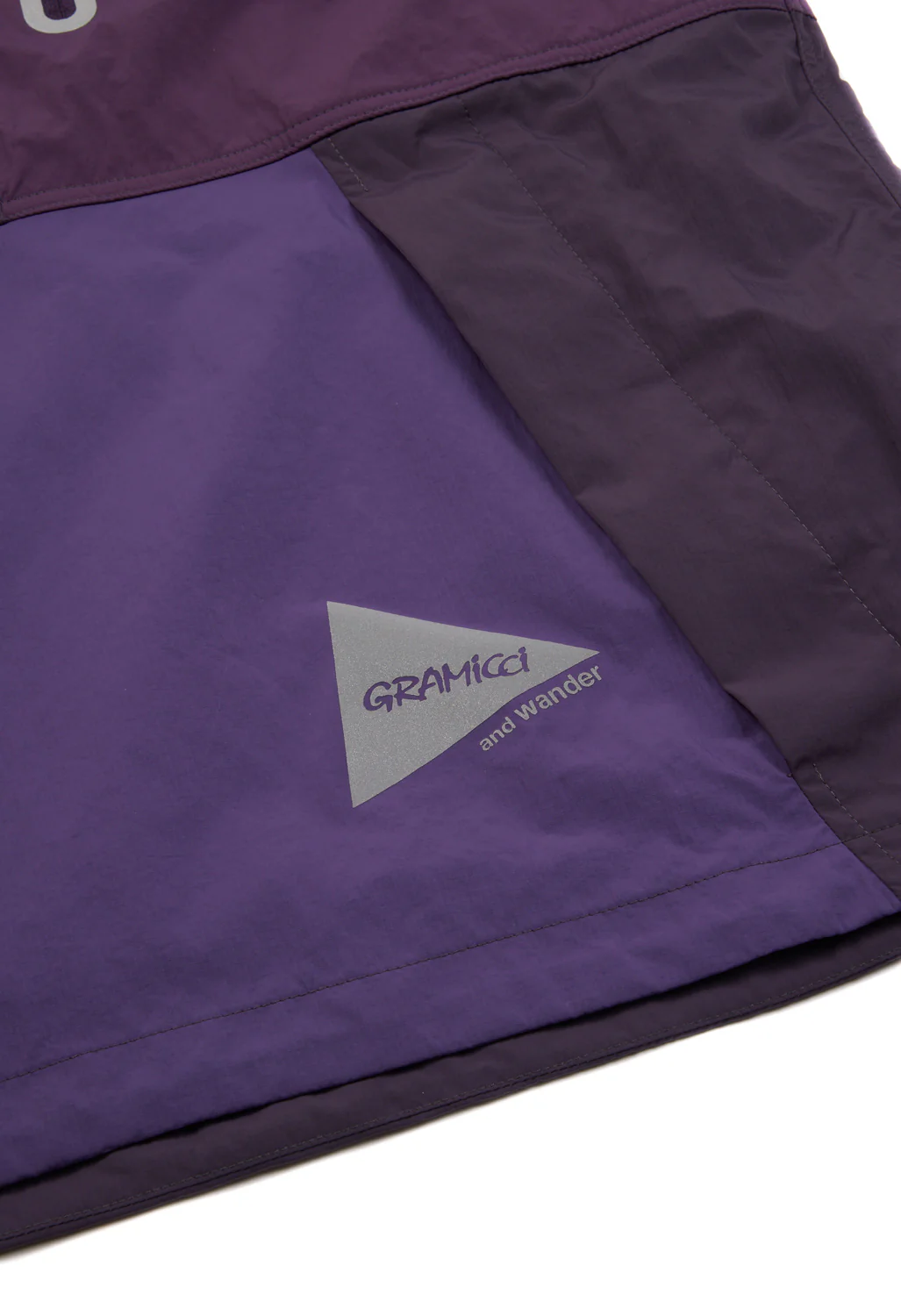 Gramicci x And Wander Patchwork Wind Tee - Multi Purple - Image 4