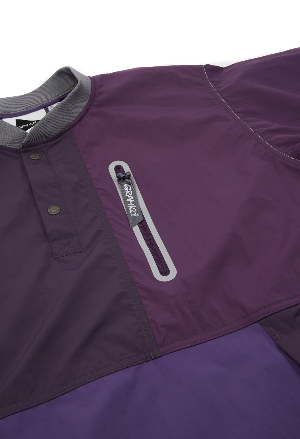 Gramicci x And Wander Patchwork Wind Tee - Multi Purple - Image 5