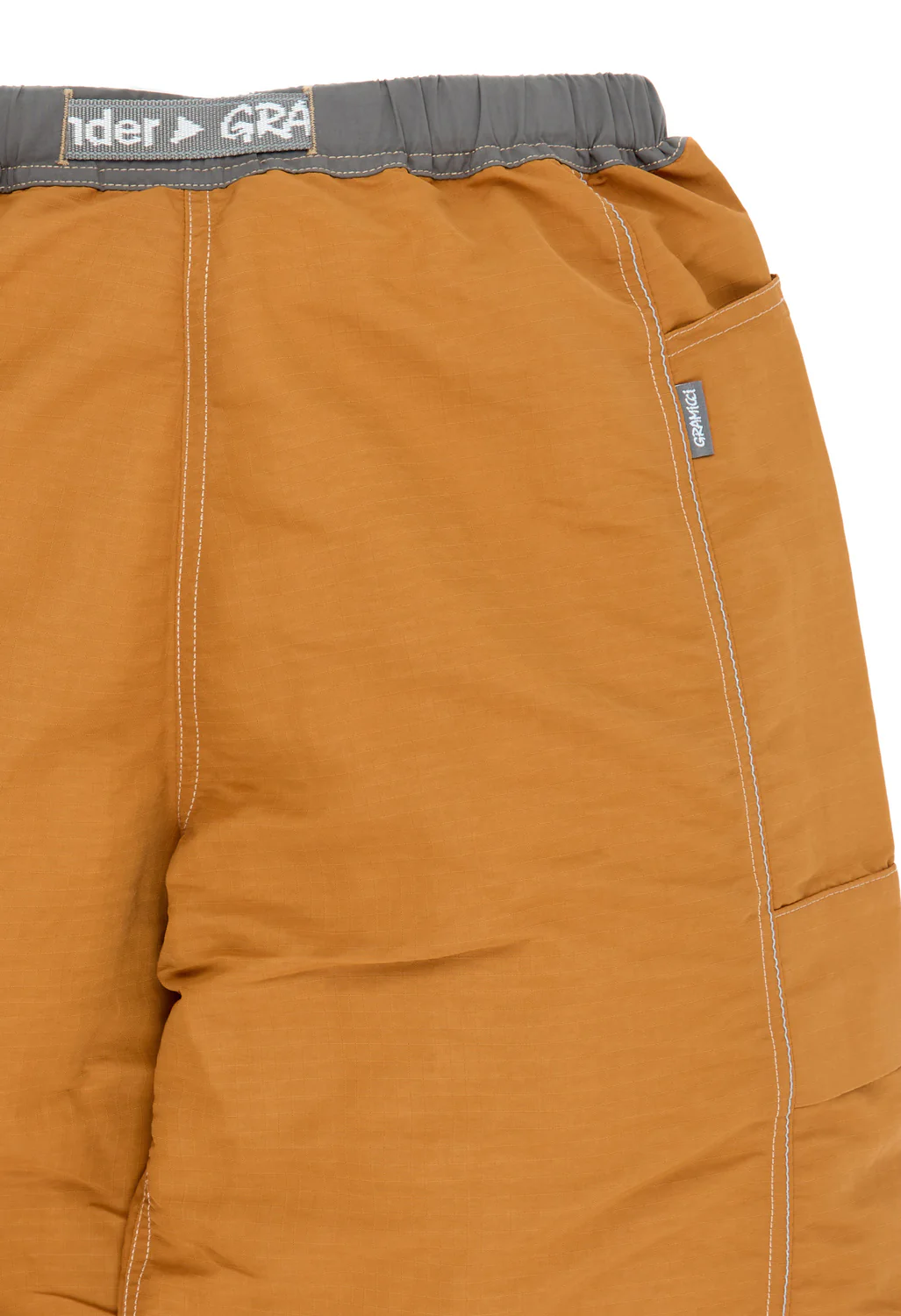 Gramicci x And Wander Ripstop Voyager Pant - Orange - Image 4