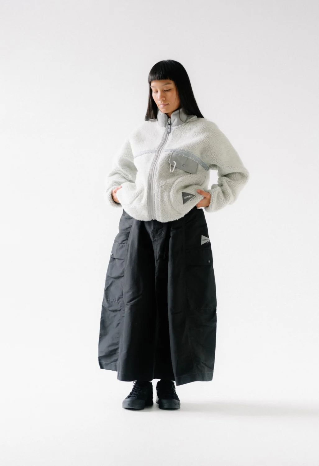 Gramicci x And Wander Ripstop Voyager Skirt - BLACK - Image 7