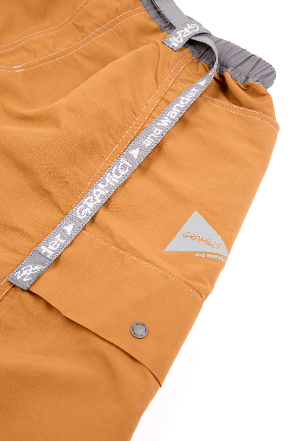 Gramicci x And Wander Ripstop Voyager Skirt - Orange - Image 4