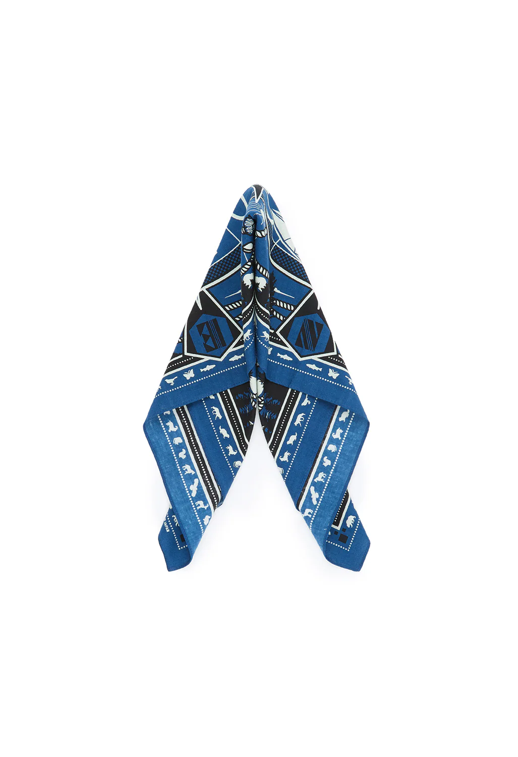 Gramicci x And Wander Yosemite Graphic Bandana - Blue - Image 2