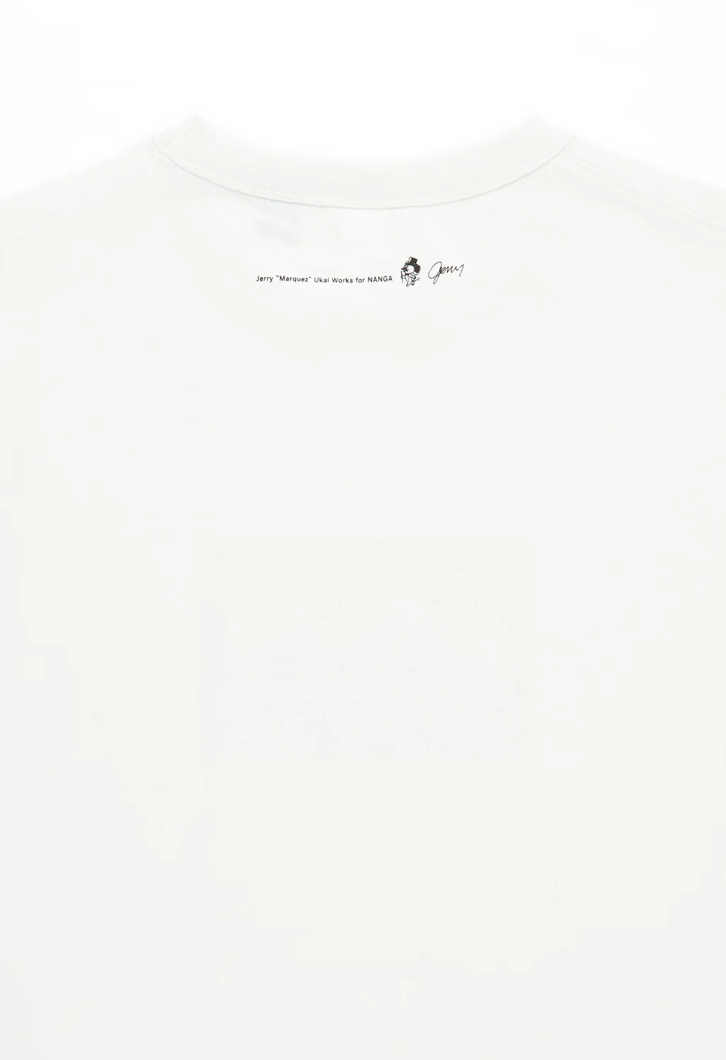 Nanga x Jerry Ukai Eco Hybrid Logo Tee - White / Beige - Image 4
