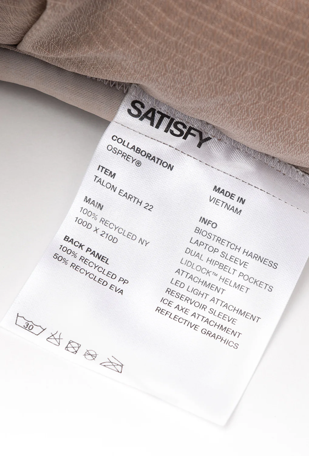 Osprey x Satisfy Talon Earth Pack - Mineral Bauxita - Image 6
