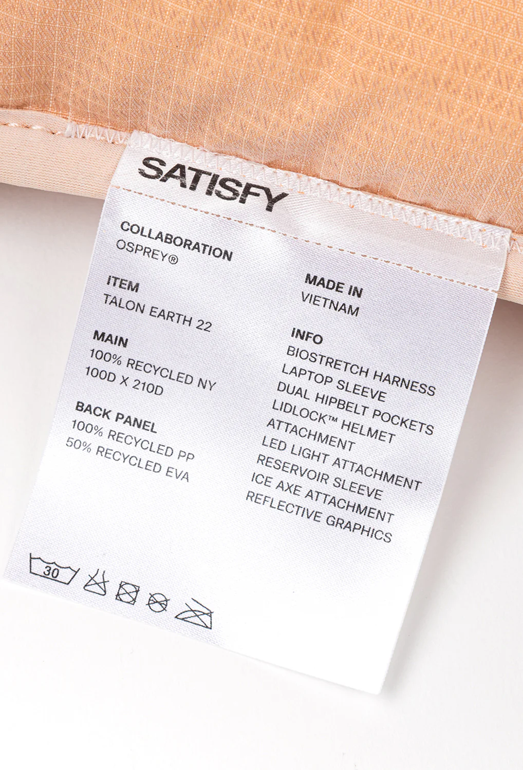 Osprey x Satisfy Talon Earth Pack - Mineral Monazita - Image 6