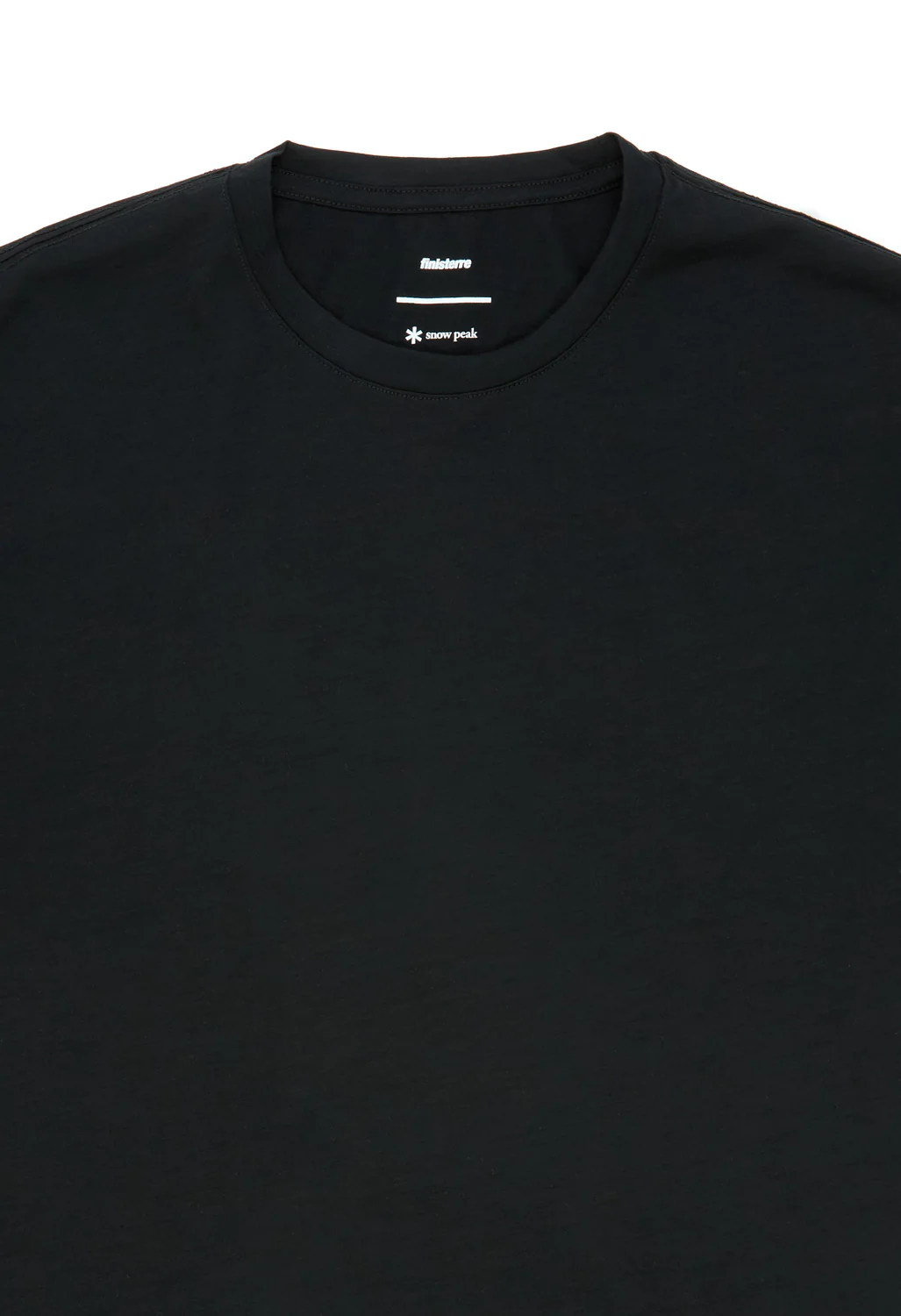 Finisterre x Snow Peak Men's Merino Tee - Black - Image 3