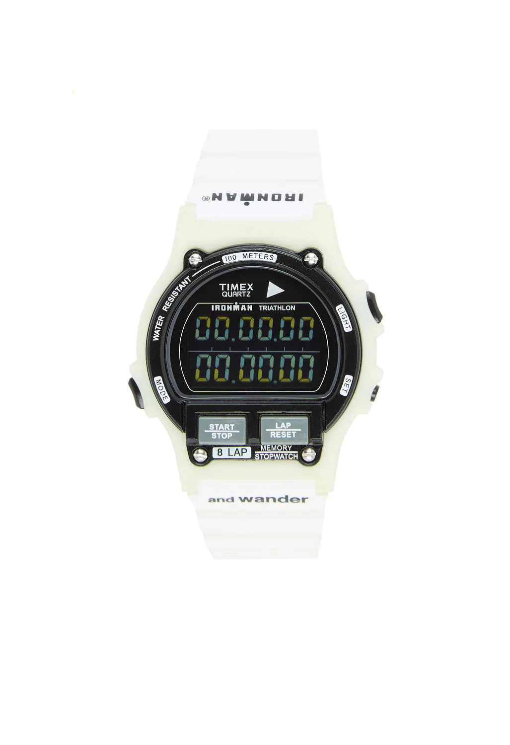 and wander x Timex Ironman 8-Lap Watch - White