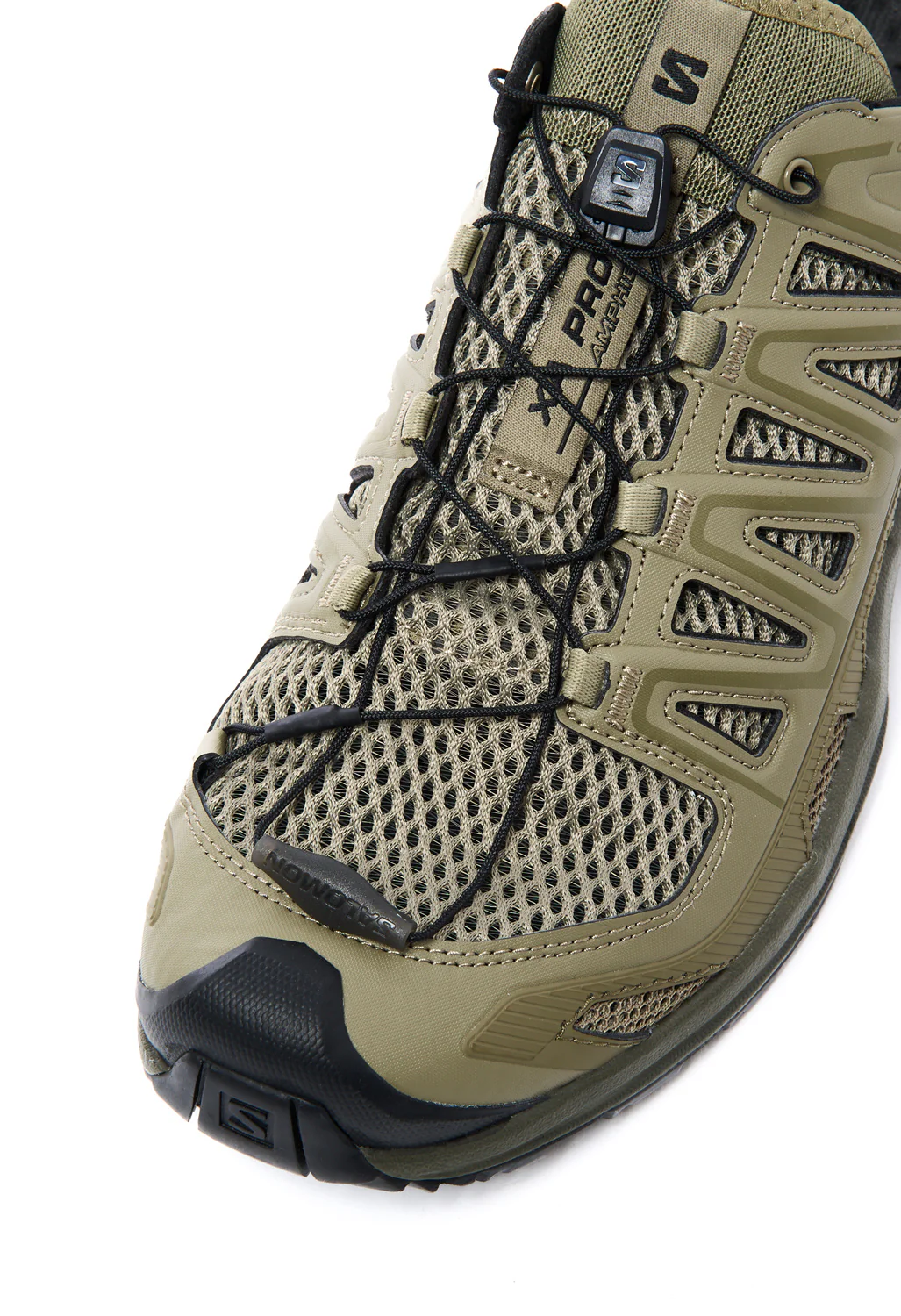 Salomon XA Pro 3D Amphib Trainers - Aloe / Martini Olive / Black - Image 2