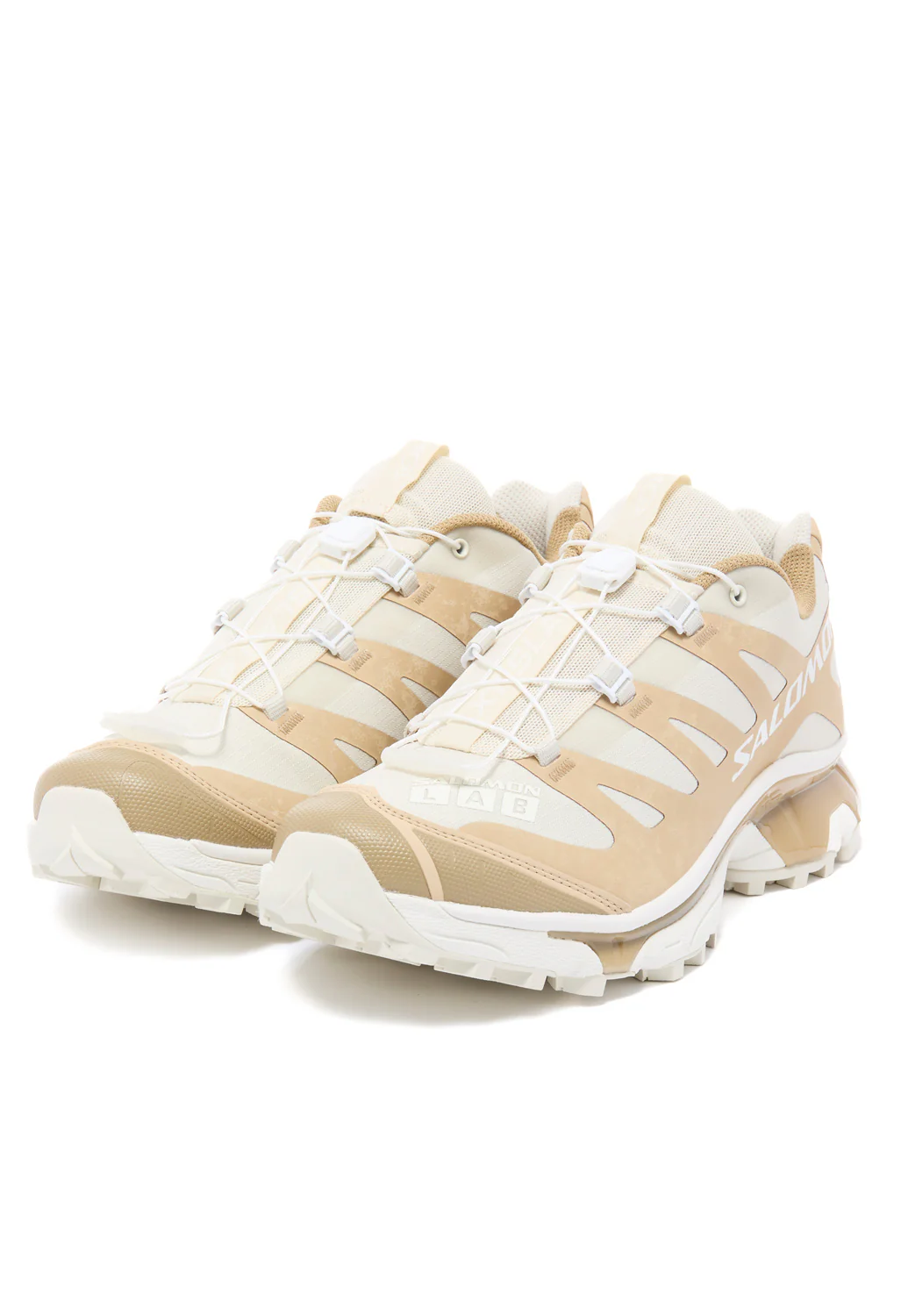 Salomon XT-4 OG Protective Trainers - Safari / Almond Milk / Kelp - Image 3