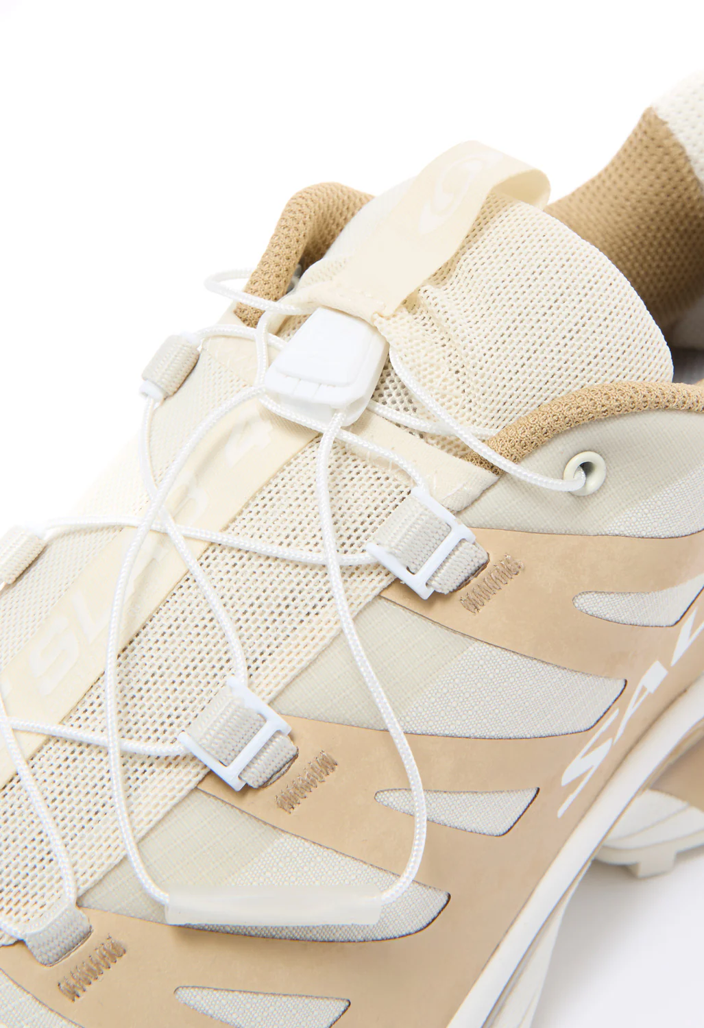 Salomon XT-4 OG Protective Trainers - Safari / Almond Milk / Kelp - Image 5