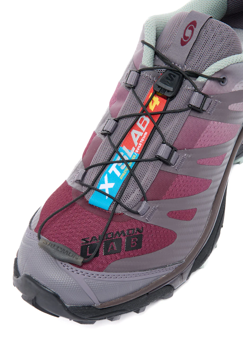 Salomon XT-4 OG Trainers - Excalibur / Green Milieu / Tawny Port - Image 2