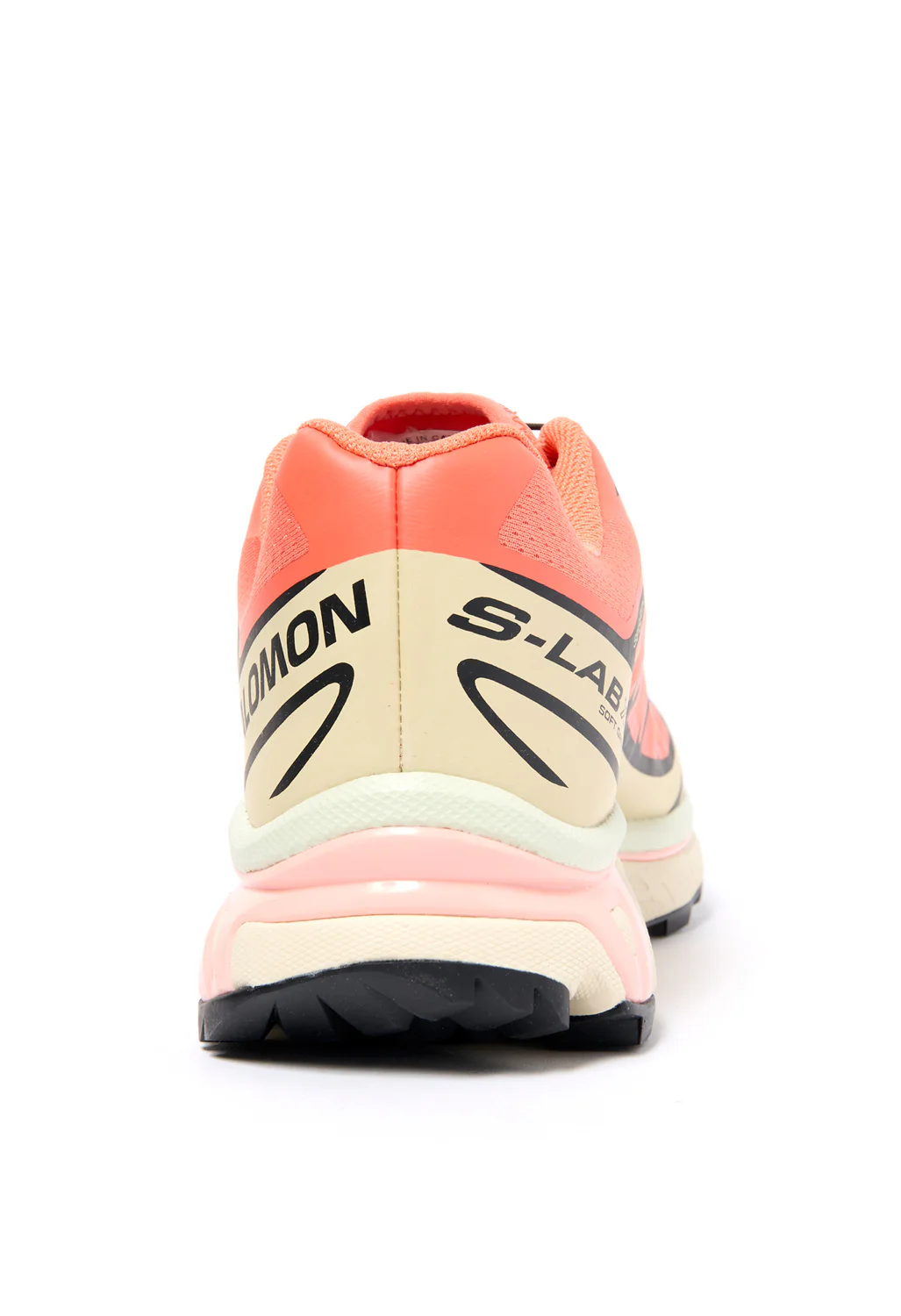 Salomon XT-6 Trainers - Living Coral / Black / Cement - Image 4