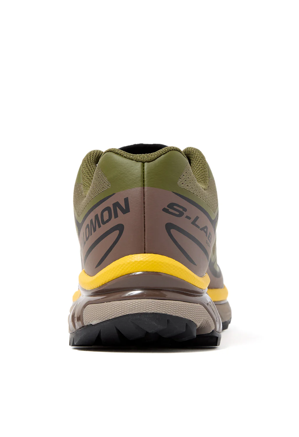 Salomon XT-6 Trainers - Olive Night / Black / Sulphur - Image 4