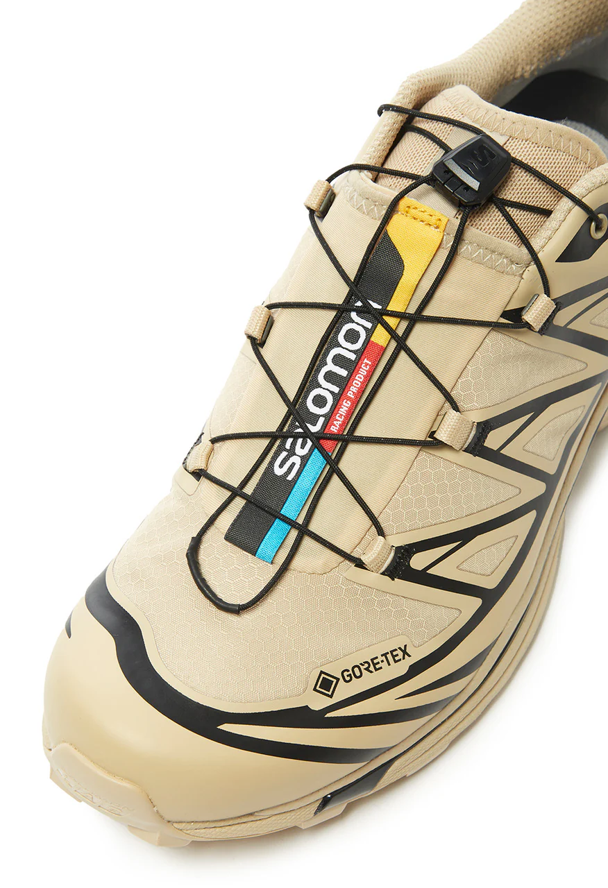 Salomon XT-6 GORE-TEX Trainers - Safari / Safari / Black - Image 2