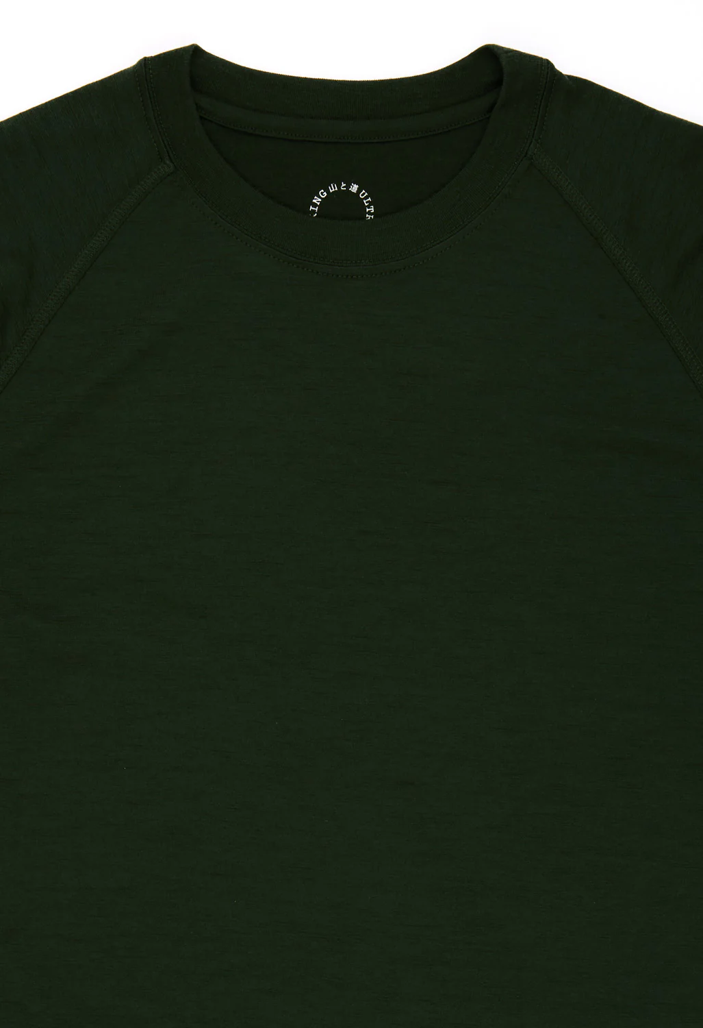Yamatomichi Light Merino Long Sleeve T-Shirt - Dark Green - Image 3