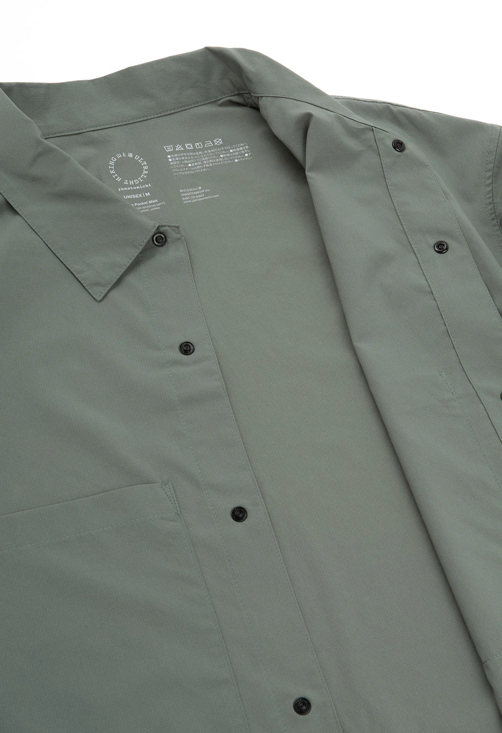 Yamatomichi UL Big Pocket Shirt - Slate Green - Image 6