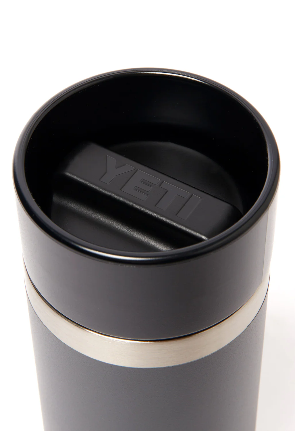 YETI Rambler 12oz Bottle with HotShot Cap - Charcoal - Image 2