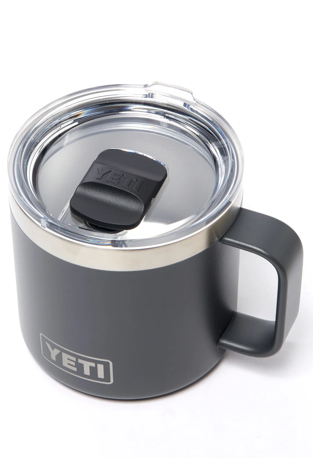 YETI Rambler 14oz Mug - Charcoal - Image 2