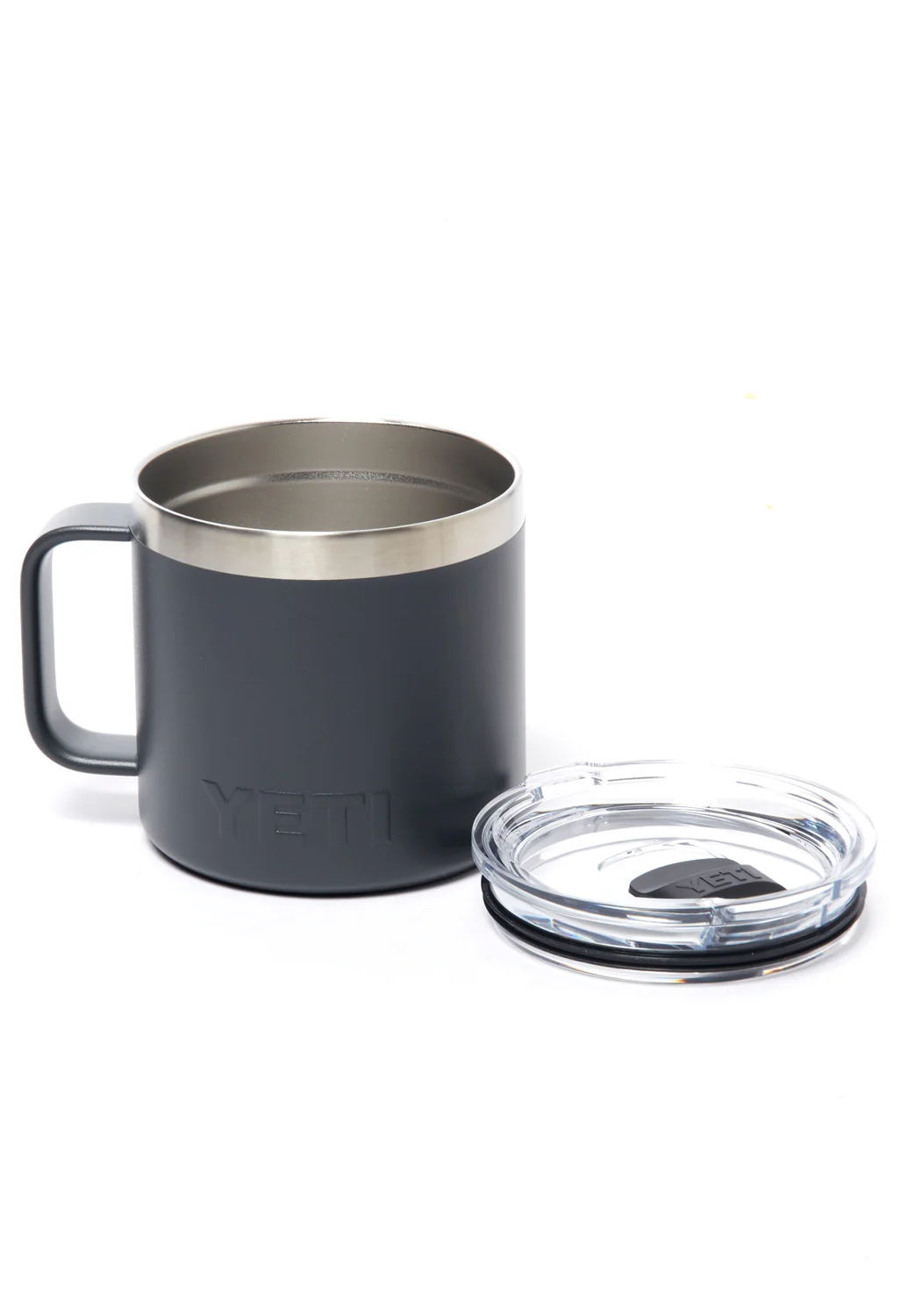YETI Rambler 14oz Mug - Charcoal - Image 3