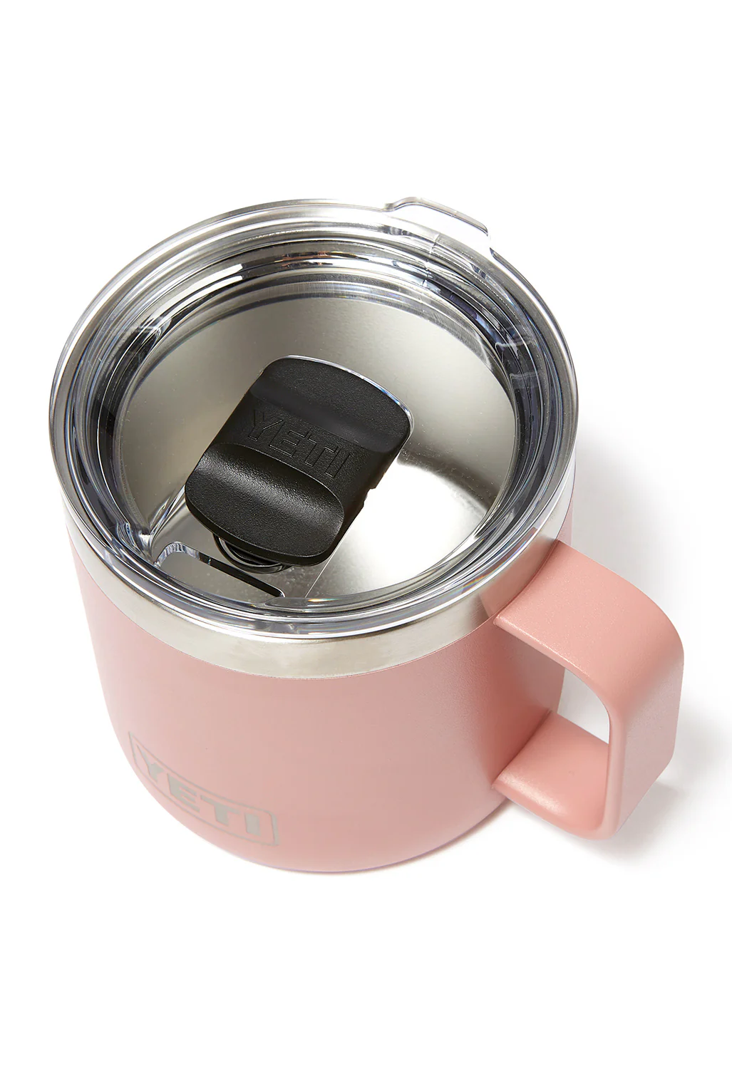 YETI Rambler 14oz Mug - Sandstone Pink - Image 2