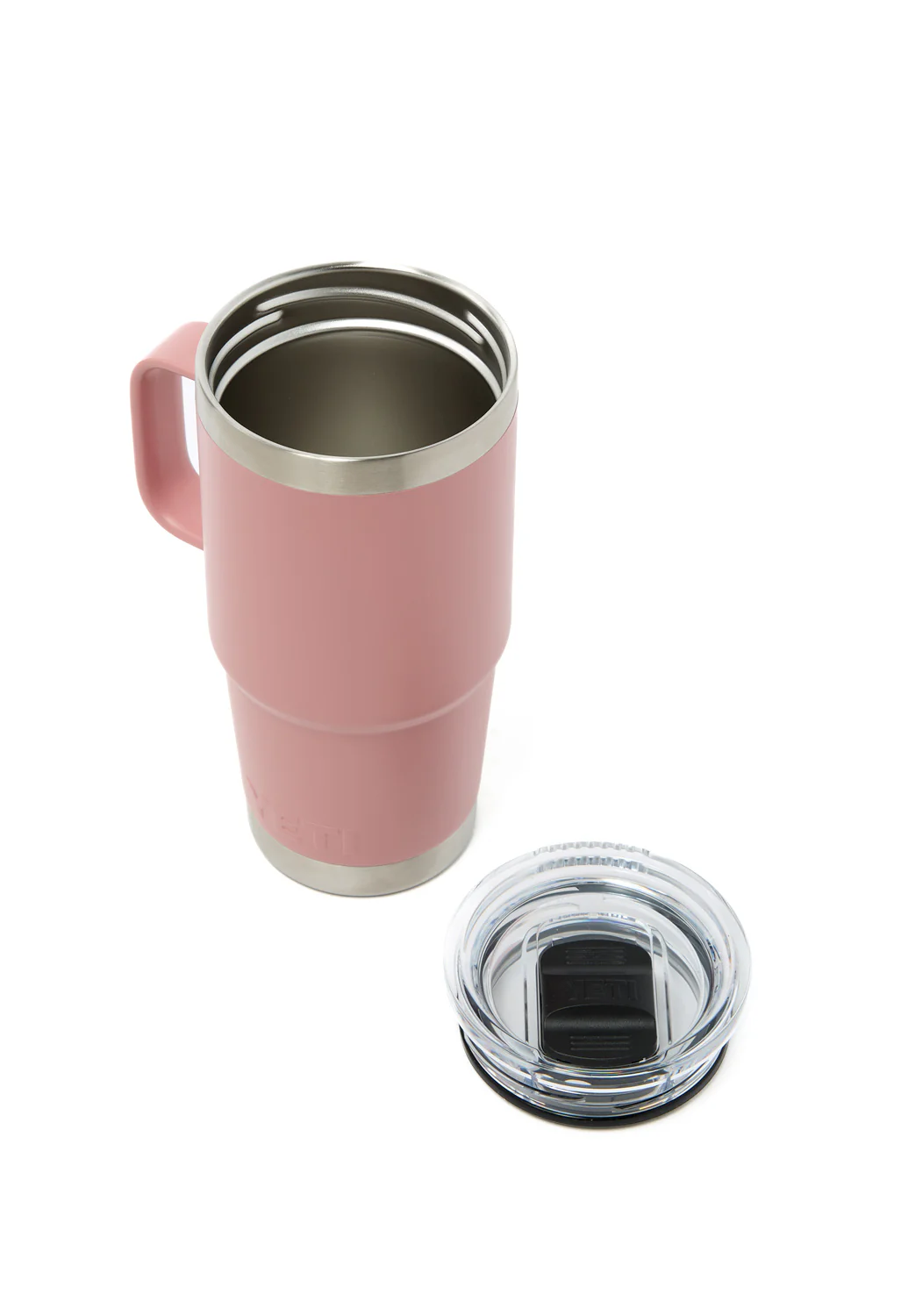 YETI Rambler 20 Oz Travel Mug 2.0 - Sandstone Pink - Image 3