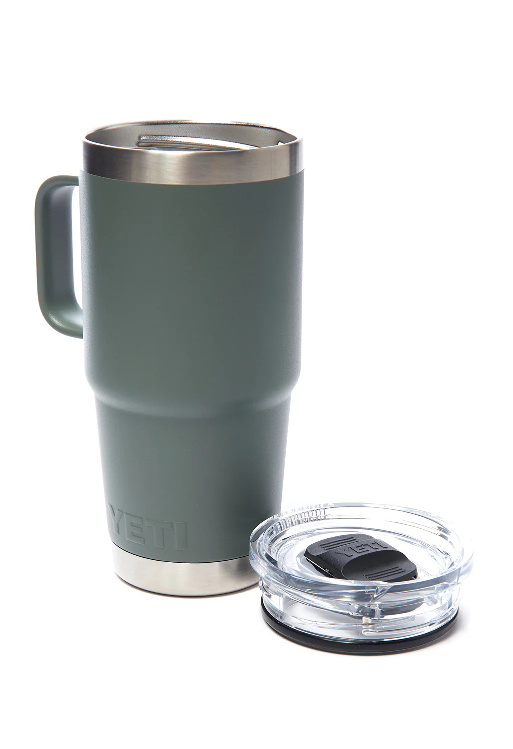 YETI Rambler 20 Oz Travel Mug - Camp Green - Image 3